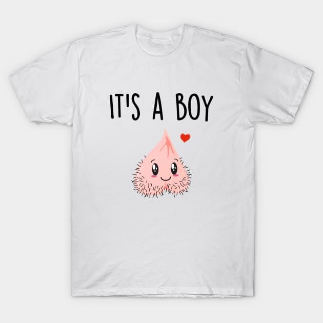 It's A Boy Baby Reveal Funny T-Shirt by Suchmugs